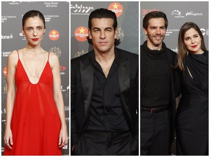Leticia Dolera, Mario Casas, Marc Clotet y Natalia Sánchez, entre los asistentes a la gala de los Premios Gaudí de la Academia de Cine Catalana