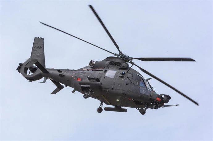 Archivo - Un helicóptero de las Fuerzas Armadas de Corea del Sur durante un desfile en la base de Seongnam, en Seúl, en septiembre de 2024 (archivo)