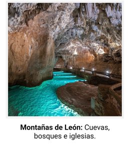 Imagen de la Cueva de Valporquero, uno de los principales reclamos tiurísticos de Montañas de León, finalistas de los IV Premios de los Lectores de Viajes National Geographic.
