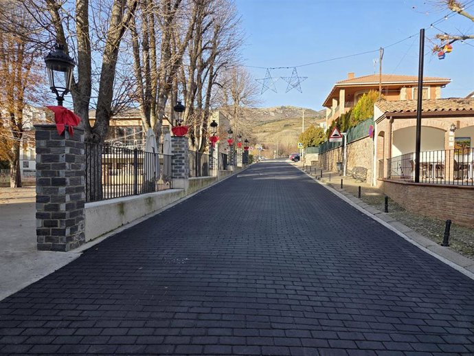El Gobierno de La Rioja finaliza las obras de mejora de la seguridad vial en Torrecilla en Cameros