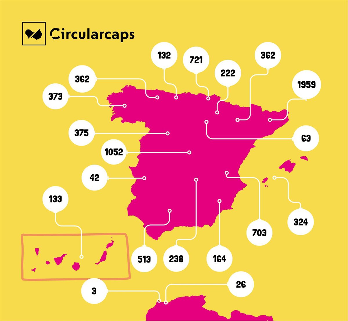 Circularcaps incrementa un 7,6% los puntos de reciclaje de cápsulas de café en España en el último año, hasta los 7.767