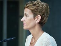 Chivite afronta "desde el absoluto respeto" la comparecencia de Cerdán este miércoles en el Parlamento de Navarra