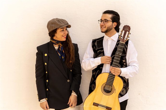 Archivo - La cantaora flamenca Sandra Carrasco y el guitarrista David Arahal homenajearán a Pepe Marchena en la Fundación Bancaja
