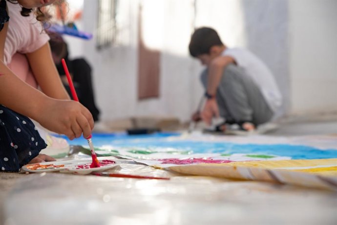 Archivo - Menores de 6 años tutelados en centros de acogida.