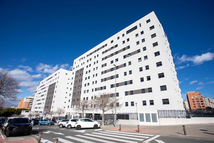 Vista del Residencial Les Naus, a 5 de febrero de 2026, en Alicante