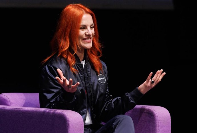 Archivo - La astronauta española de la Agencia Espacial Europea (ESA), Sara García.