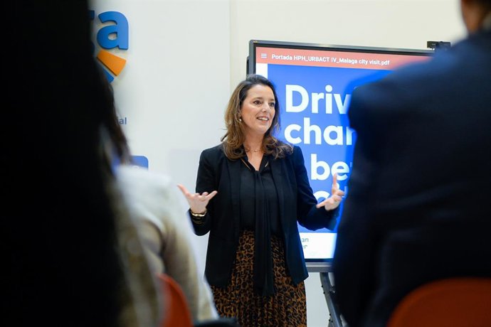 Archivo - La concejala delegada de Participación Ciudadana, Mar Torres, participa en el encuentro que sirve de lanzamiento del proyecto Urbact Human Power Hub Transfer Network