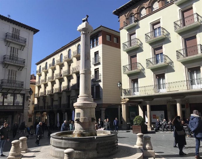 Archivo - Plaza del Torico de Teruel.