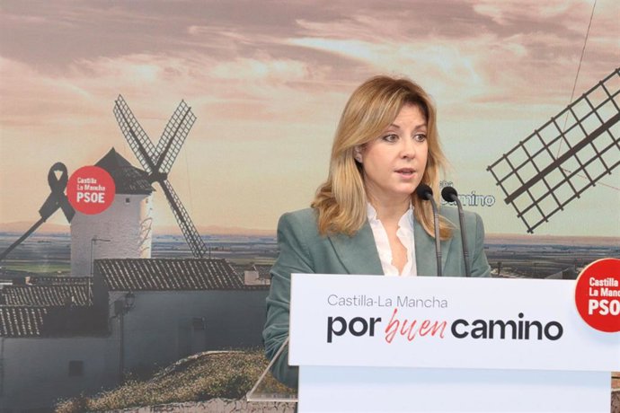 La portavoz del grupo socialista en las Cortes de Castilla-La Mancha, Ana Isabel Abengózar