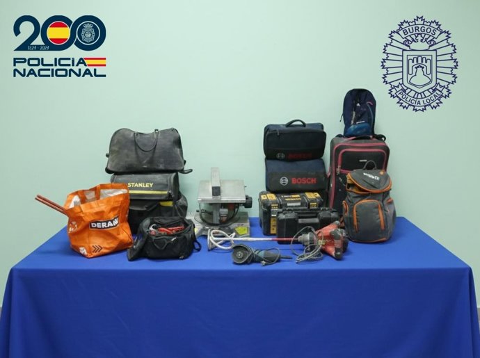 Objetos robados y recuperados en Burgos.