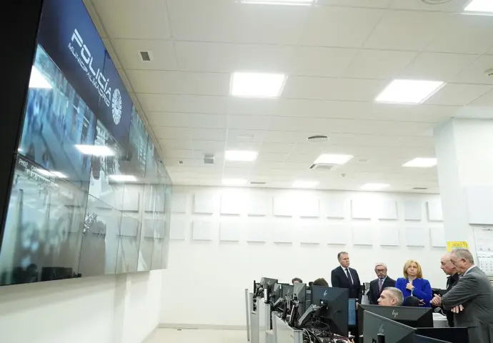 Inma Sanz en el Centro Integrado de Señales de Vídeo