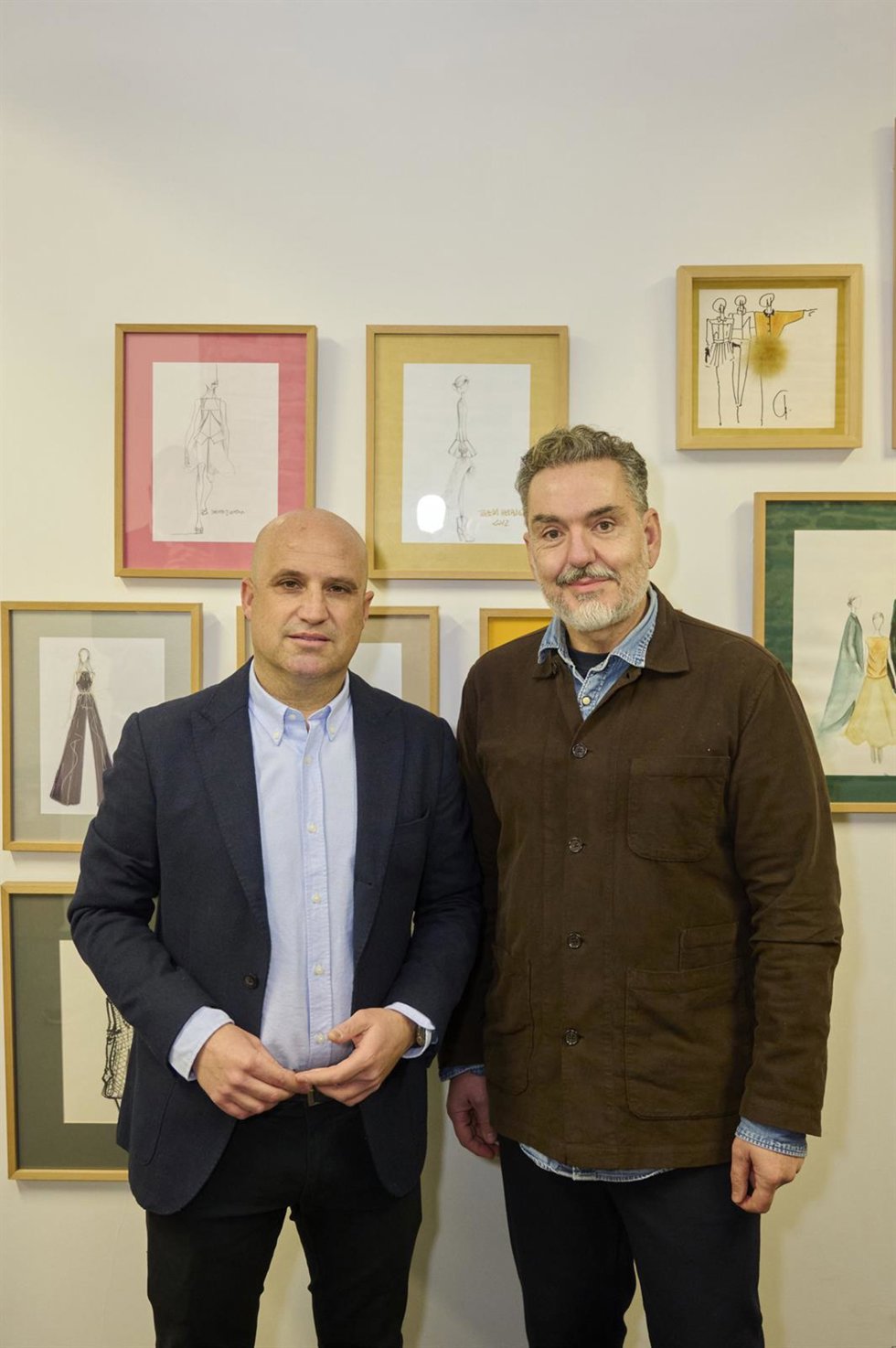 El presidente de la Diputación de Almería, Jose Antonio García Alcaina, y el presidente de ACME, Juan Duyos.