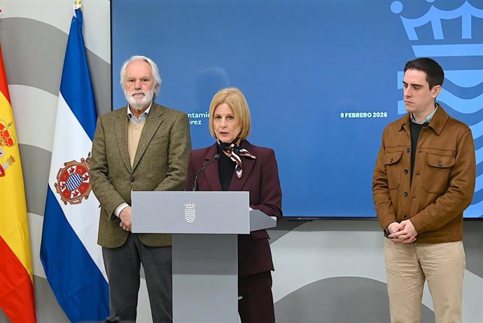 La alcaldesa de Jerez, María José García-Pelayo, en rueda de prensa.
