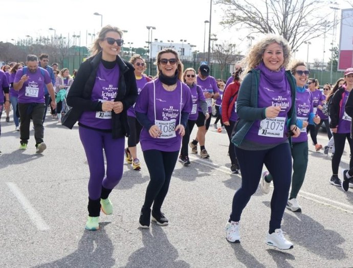 Carrera-Marcha por la Igualdad de Alcalá (Sevilla) en imagen de archivo