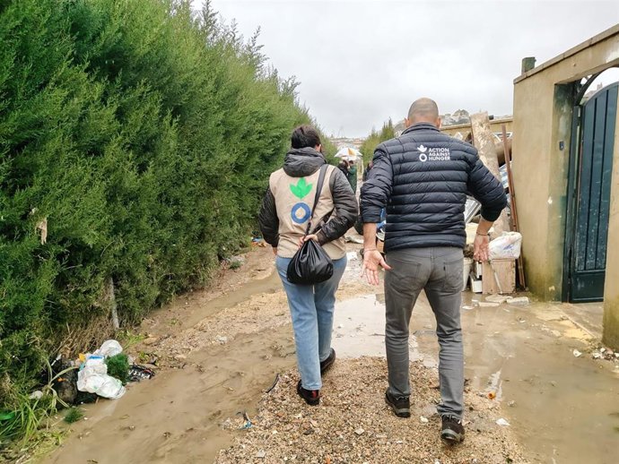 Acción contra el Hambre interviene en Andalucía para ayudar a la población afectada por las inundaciones.
