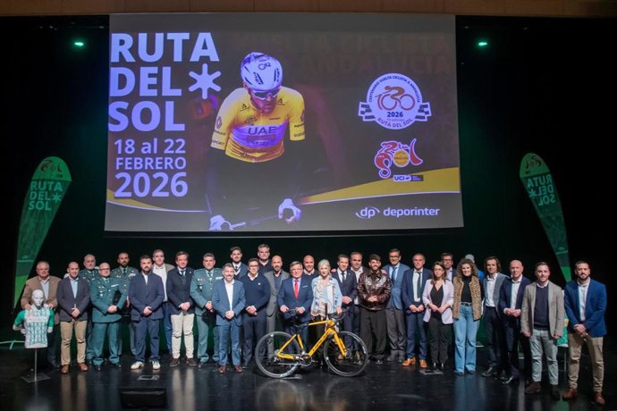 Presentación de la 72ª Vuelta Ciclista a Andalucía 'Ruta del Sol'.