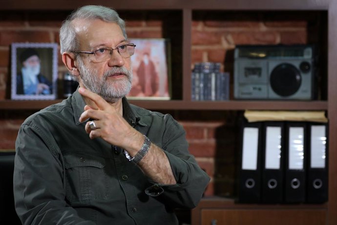 Archivo - September 24, 2025, Tehran, Iran: ALI LARIJANI, the Secretary of the Supreme National Security Council, during a visit in Tehran. He is an Iranian politician and a former military officer in the Islamic Revolutionary Guard Corps, having held the