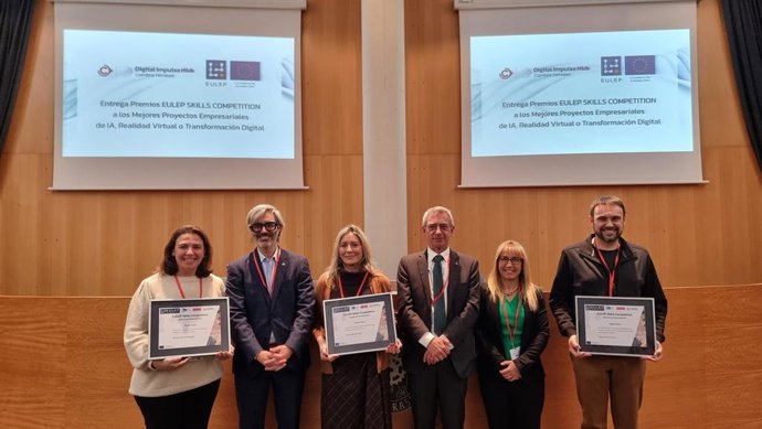 Momento de la entrega de premios.