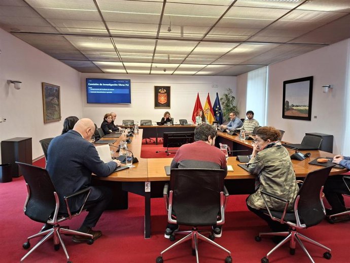 Comisión de investigación en el Parlamento de Navarra.