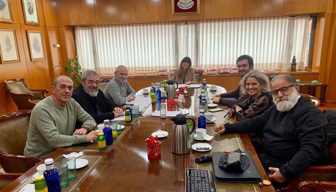 Reunión del II Premios de Periodismo de la Cámara de Comercio de Valladolid.