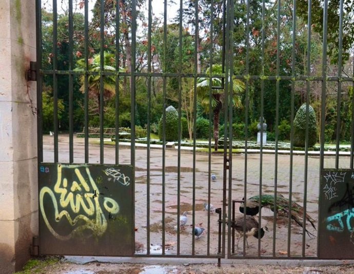 Imagen del Campo Grande Valladolid cerrado