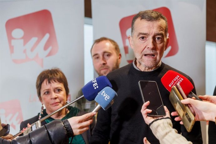 Antonio Maíllo (IU), en Logroño. (Foto de archivo).