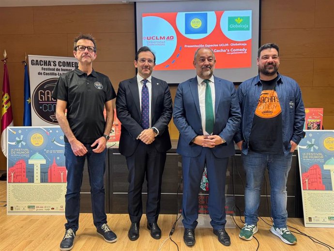 Firma de un convenio entre la UCLM y Gacha's Comedy.