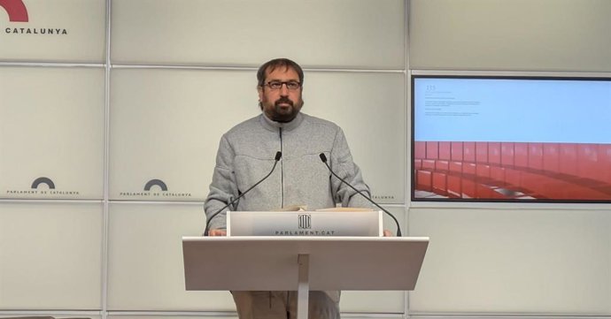 El portaveu de la CUP al Parlament, Dani Cornellà