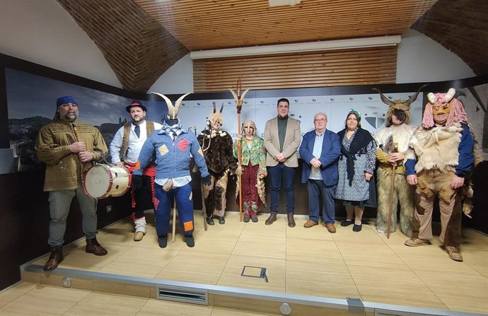 Presentación del Carnaval Hurdano que se celebra este sábado, 14 de febrero, en Azabal