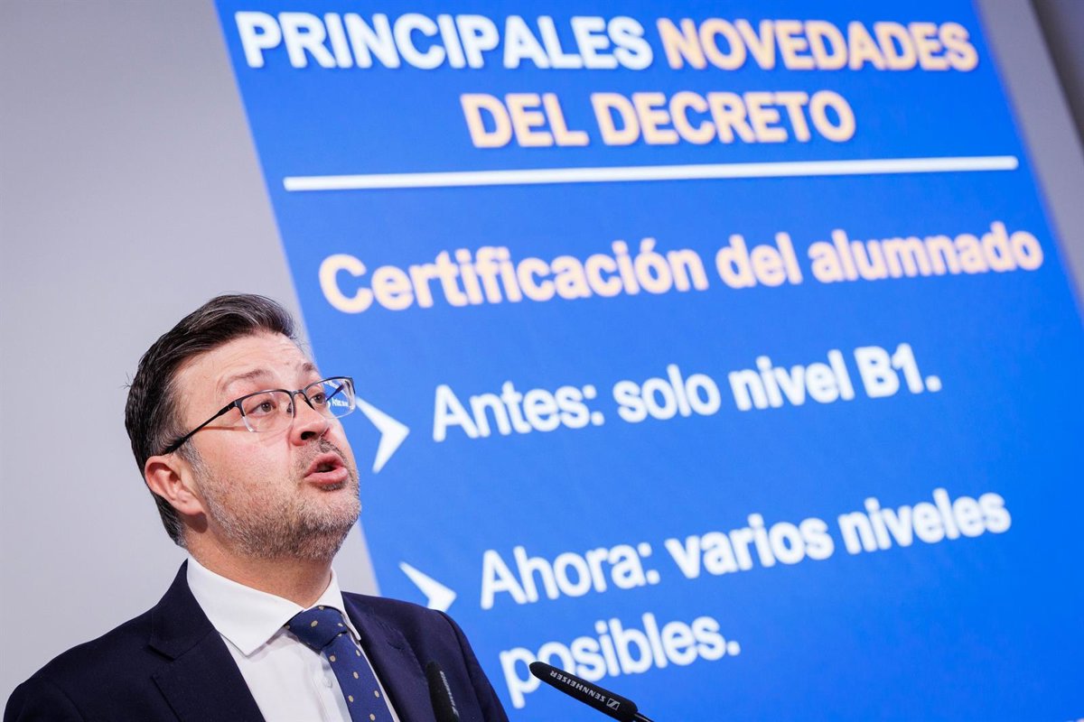 Aprobado el decreto para programas bilingües y plurilingües en etapas educativas no universitarias de centros públicos