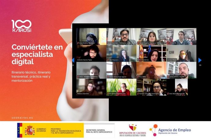 La Diputación de Cáceres pone en marcha el 100Kairós, un "laboratorio social" para retener el talento en el medio rural