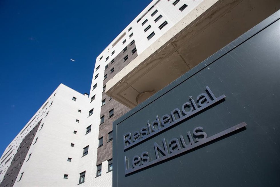 Vista del Residencial Les Naus, a 5 de febrero de 2026, en Alicante