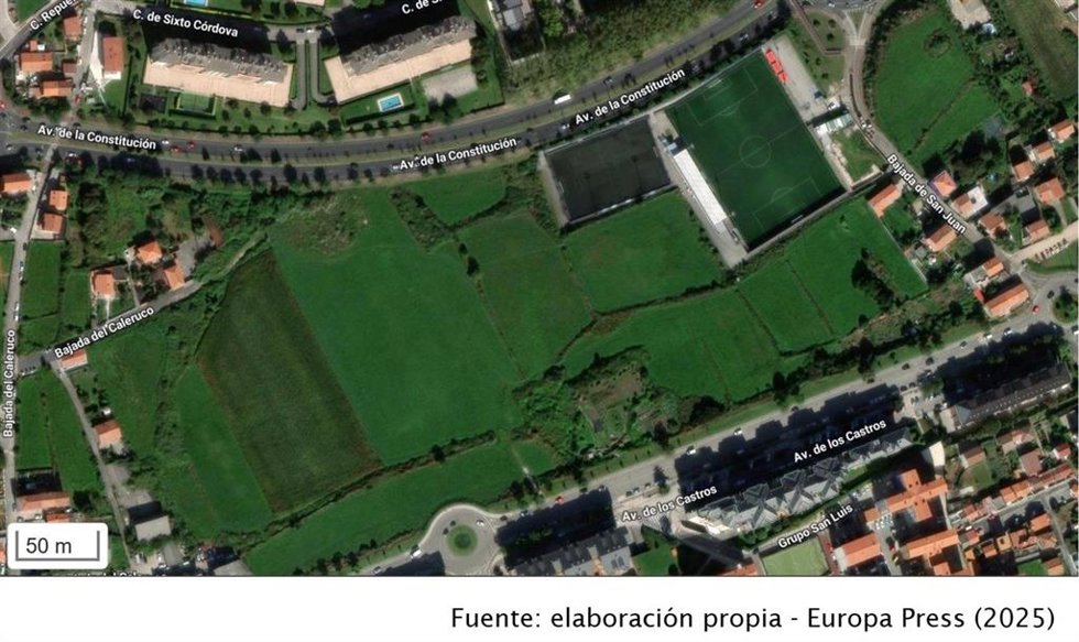 El recinto ferial y el aparcamiento disuasorio se ubicarán junto al campo de fútbol de Monte