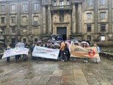 Foto: Estudiantes de Traballo Social en Santiago exigen reducir su matrícula para no sentirse "apartados" en la USC