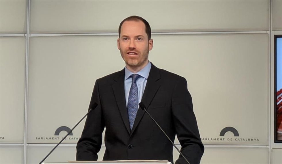 El portavoz del PP en el Parlament, Juan Fernández