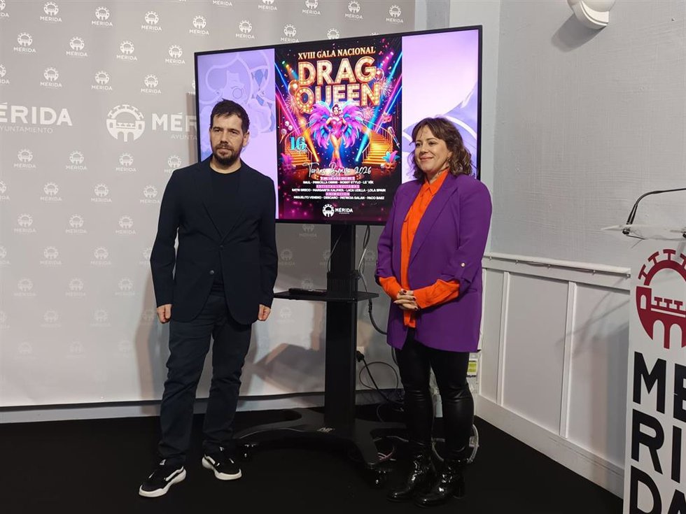 Presentación de la Gala del XVIII Concurso Nacional Drag Queen 'Tomás Bravo', en el marco del Carnaval Romano 2026