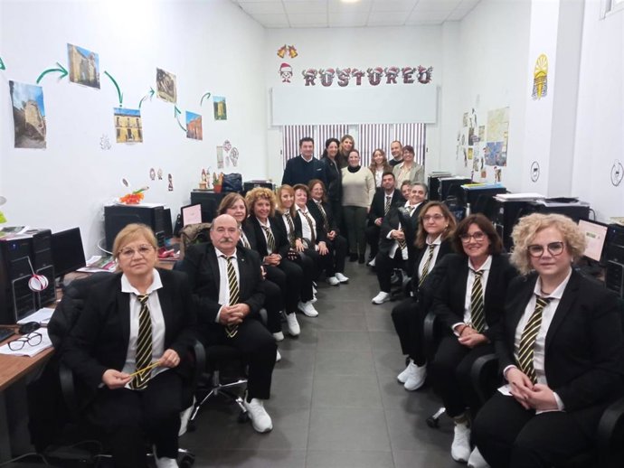 Alumnado del programa Empleo y Formación en Rus