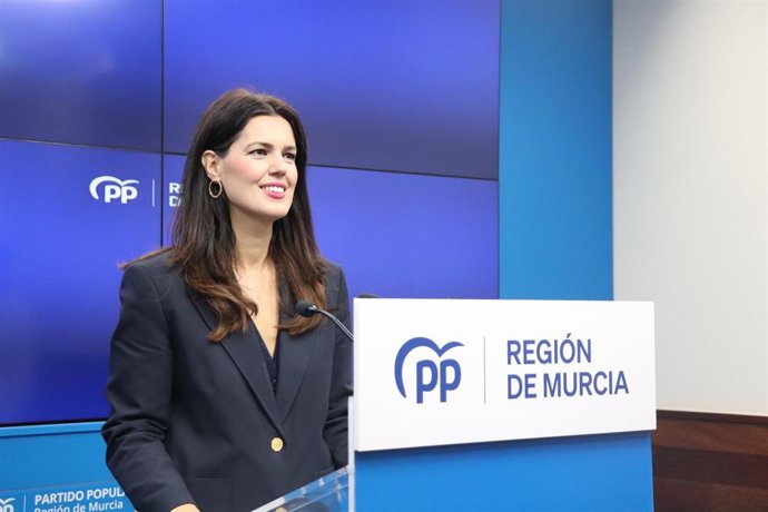 Archivo - La portavoz del PP de la Región de Murcia, Miriam Guardiola