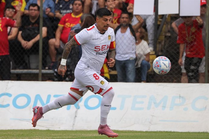 Futbol, Deportes Recoleta vs Union Espanola Fecha 1, Copa Chile 2026 El jugador de Union Espanola Patricio Rubio, es fotografiado durante un partido de Copa Chile contra Deportes Recoleta disputado en el estadio Municipal de Recoleta, Santiago,