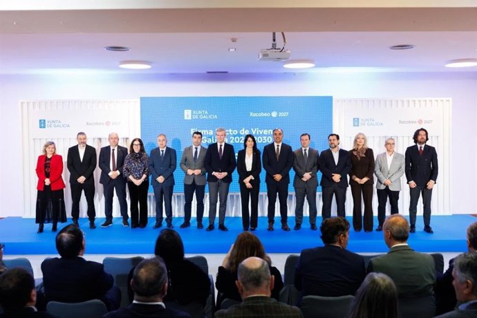 Acto de firma del Pacto de Vivienda.