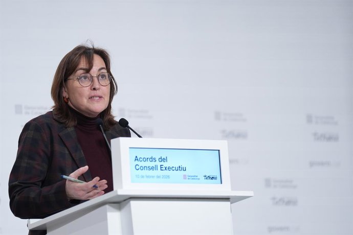 La consellera de Territori i portaveu de la Generalitat, Sílvia Paneque