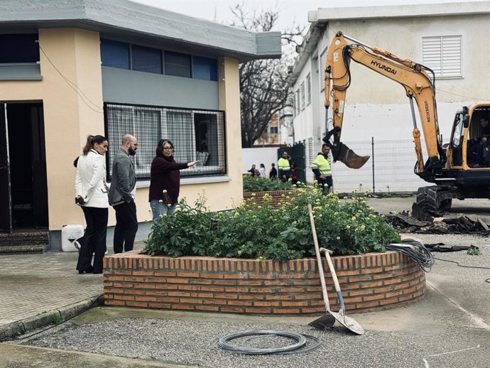 Germán Beardo en el CEIP Poullet.