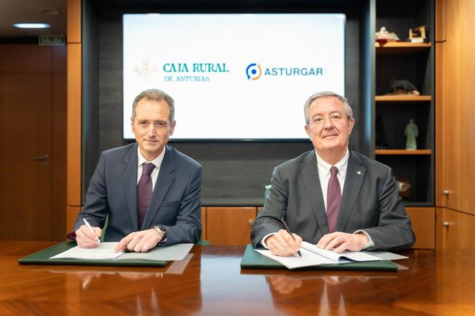 Asturgar y Caja Rural de Asturias renuevan su acuerdo para mejorar la financiación en apoyo a las pymes.