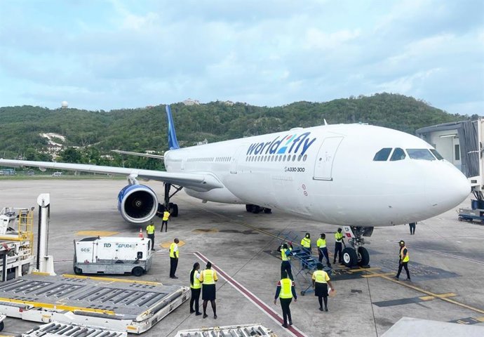 Archivo - World2Fly (W2M) inaugura su nueva ruta directa entre Lisboa y Montego Bay (Jamaica).