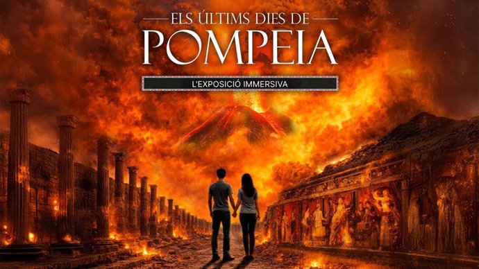 Exposició 'Pompeia' a l'Ideal Centre d'Arts Digitals de Barcelona