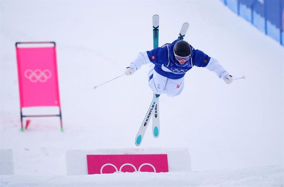 El esquiador sueco Elis Lundholm disputa los Juegos Olímpicos de Invierno de Milán Cortina d'Ampezzo.