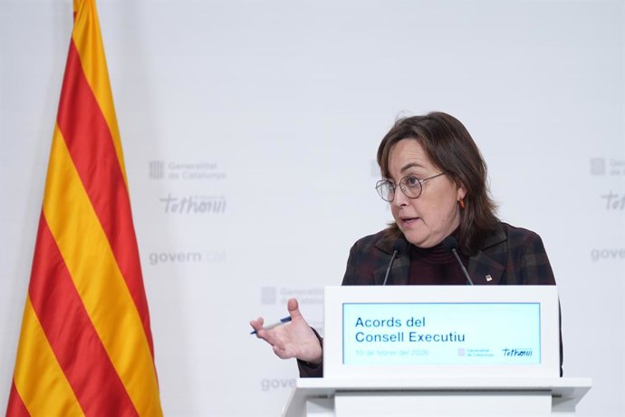 La portaveu del Govern i consellera de Territori, Sílvia Paneque