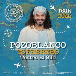 Cartel del concierto de El Arrebato en Pozoblanco.