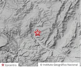Ares del Maestrat registra un terratrèmol