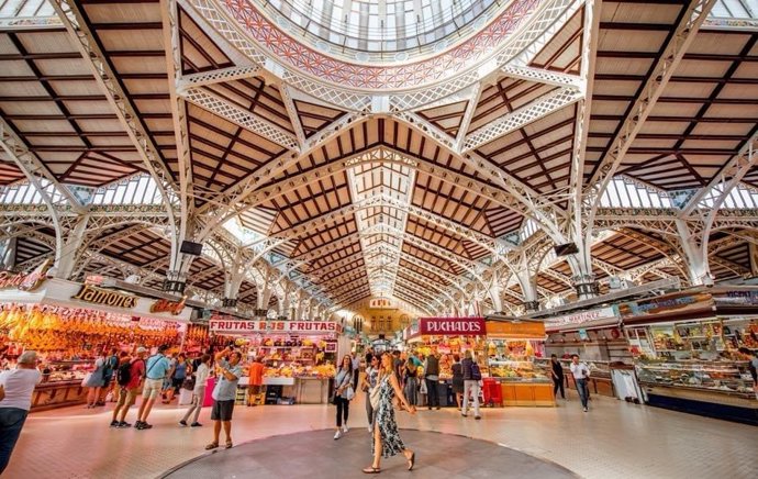 Imagen del Mercado Central de València.